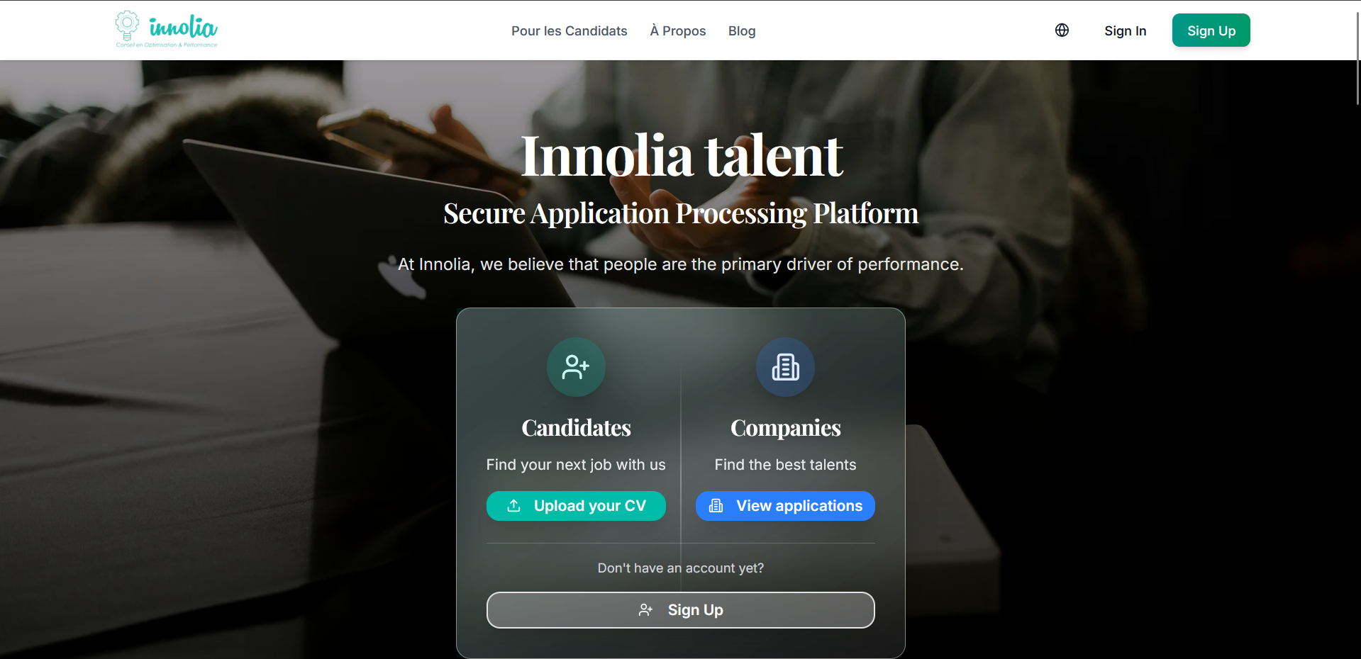 Innolia Talent - Recruitment Platform